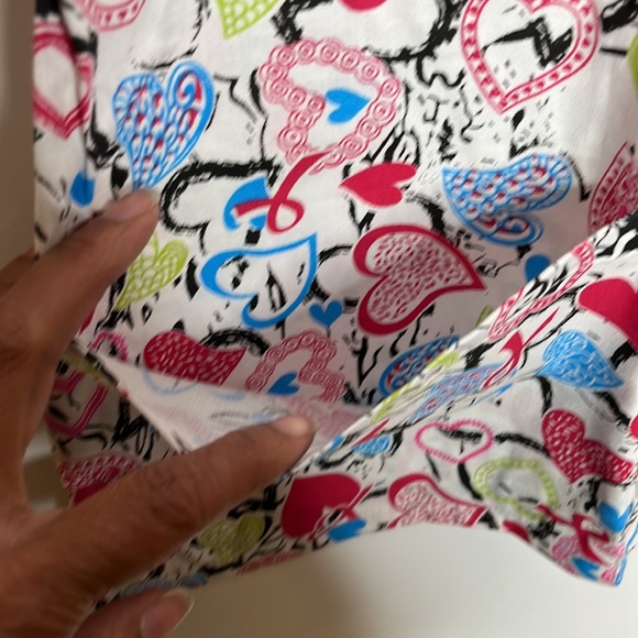 NWT Beverly Hills Uniforms Scrubs 4X PLUS SIZE - Full of Hearts - Picture 3 of 7